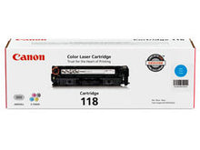 Load image into Gallery viewer, Canon Cartridge 118 Cyan Toner Cartridge
