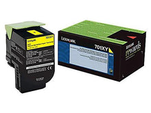 Load image into Gallery viewer, Lexmark 70C1XY0 Yellow Extra High Yield Return Program Toner Cartridge
