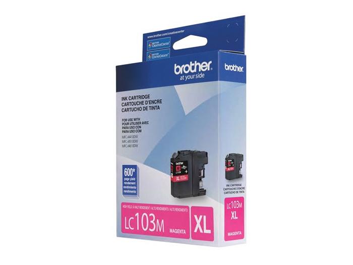 Brother High Yield Ink Cartridge - Magenta - LC103MS