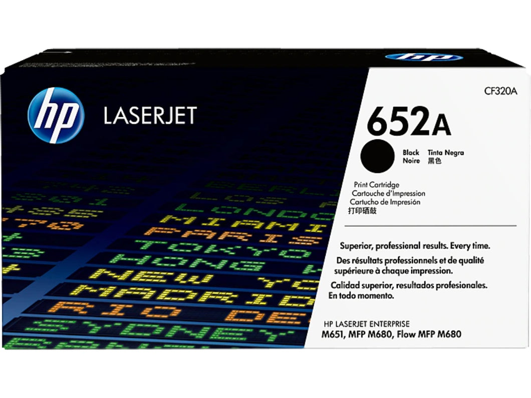 Hp Inc. 652a Black Laserjet Toner CF320A