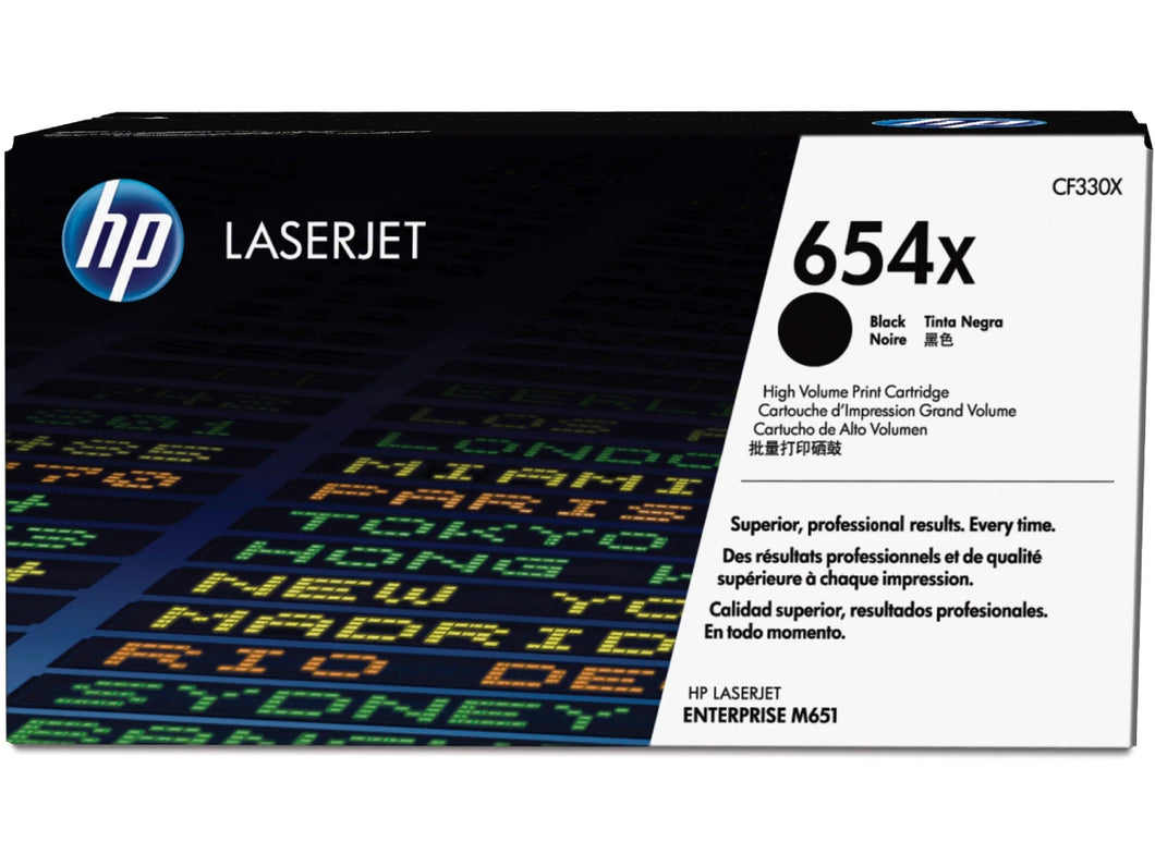 Hp Inc. 654x Black Laserjet Toner CF330X