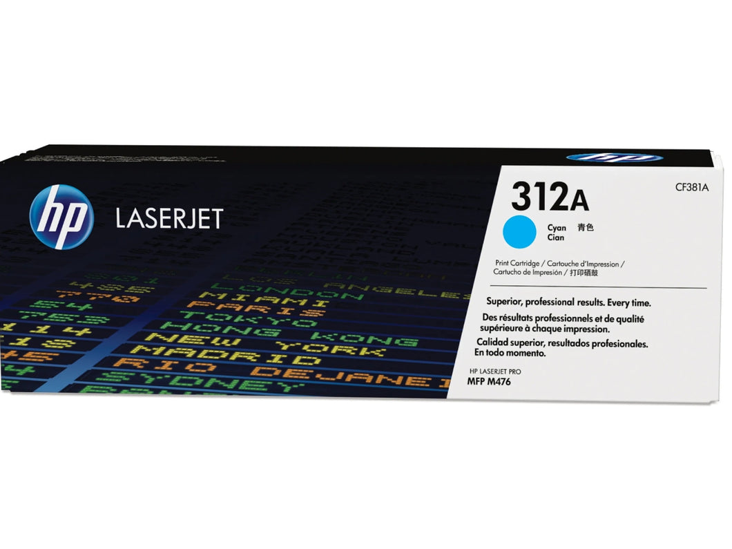 Hp Inc. 312a Cyan Laserjet Toner CF381A