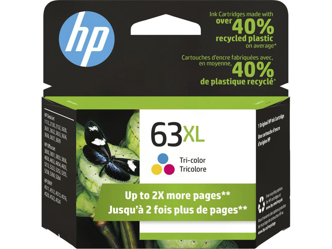 Hp Inc. 63xl Tri-colour Ink Cart F6U63AN#140