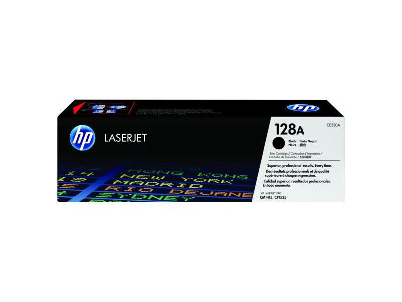 HP 128A Black Dual Pk LJ Toner Cartridge 2 PACK CE320A