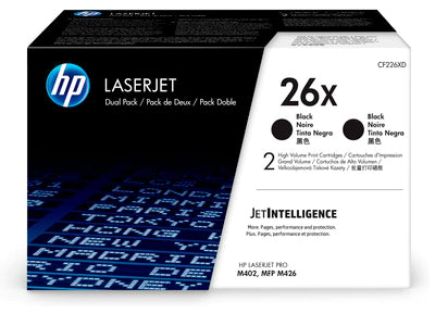 Hp Inc. 26x Black 2-pack Lj Toner Cartridge CF226XD