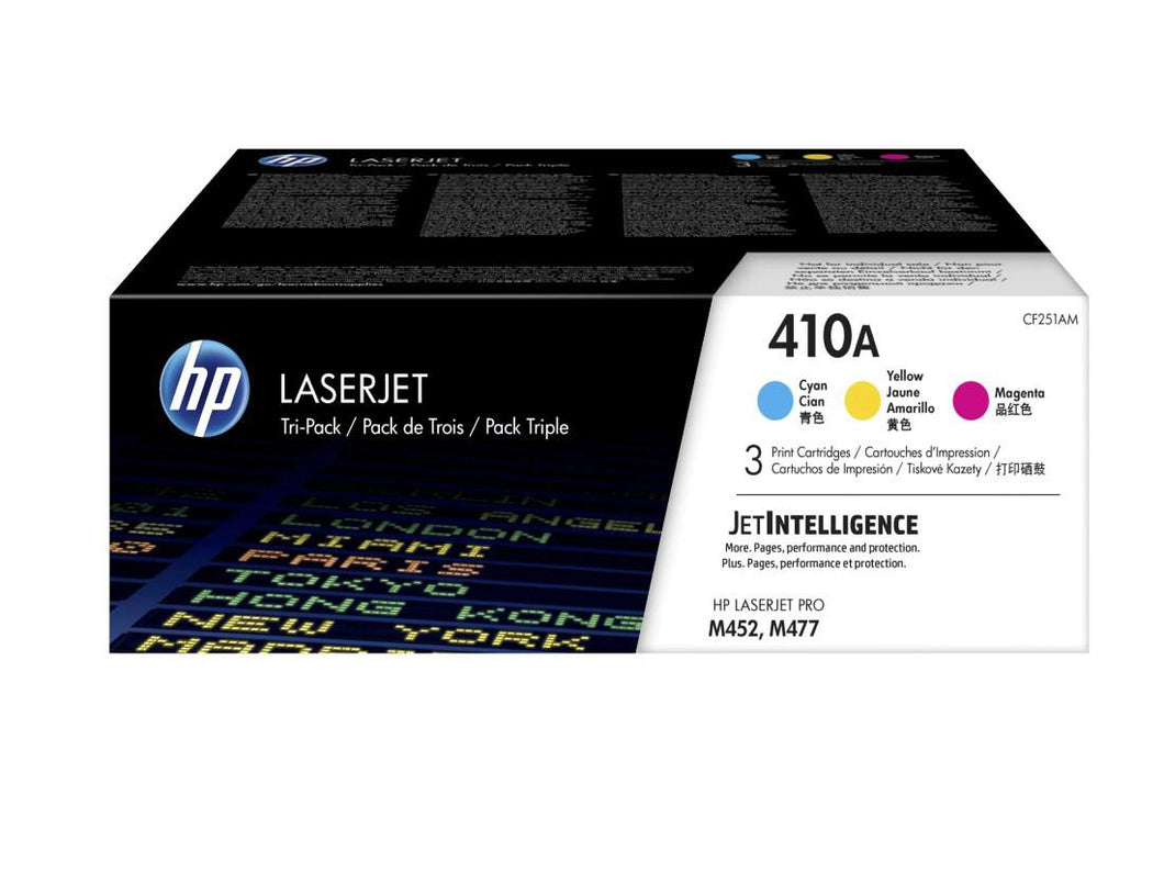 Hp Inc. 410a C/Y/M Tri-pack Lj Toner Cartridge CF251AM