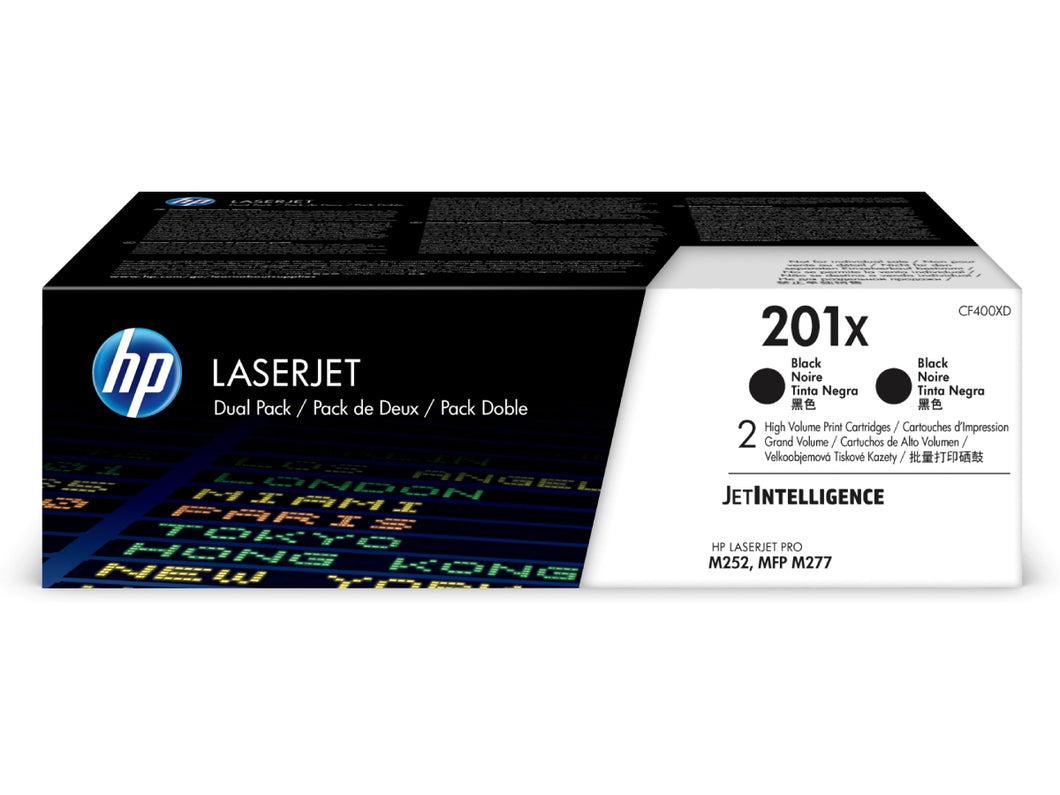 Hp Inc. 201x Black 2-pack Lj Toner Cartridge CF400XD