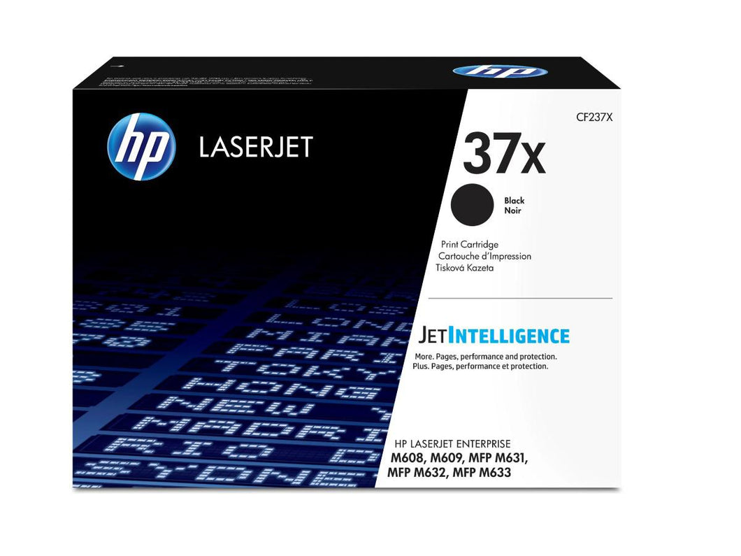 Hp Inc. 37x High Yield Black Original Lj Toner CF237X