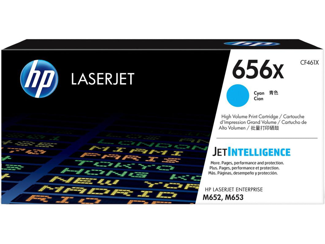 Hp Inc. 656x High Yield Cyan Lj Toner CF461X