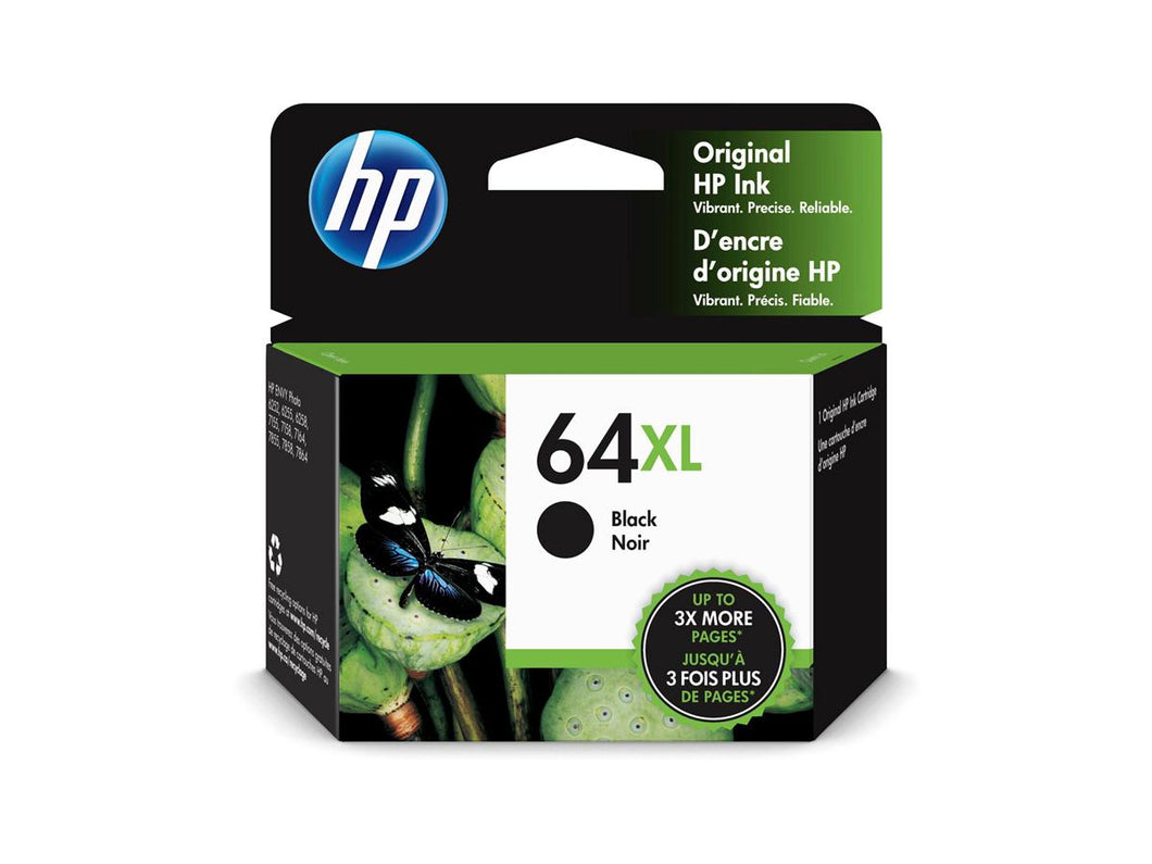 Hp Inc. 64 Xl Black Original Ink Cart N9J92AN#140