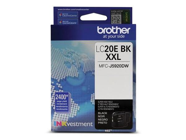 Brother LC20EBKS INKvestment Super High Yield (XXL Series) Black Ink Cartridge