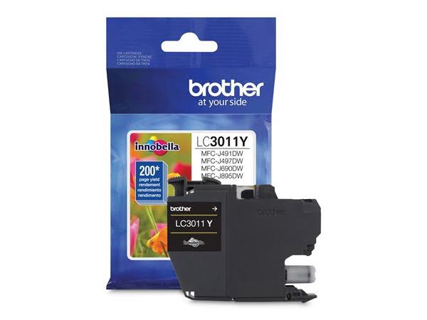 BROTHER INK CARTRIDGE LC3011YS YELLOW