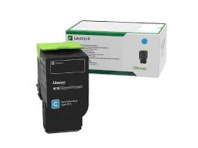 Lexmark 78C10C0 Cyan Return Program Toner Cartridge