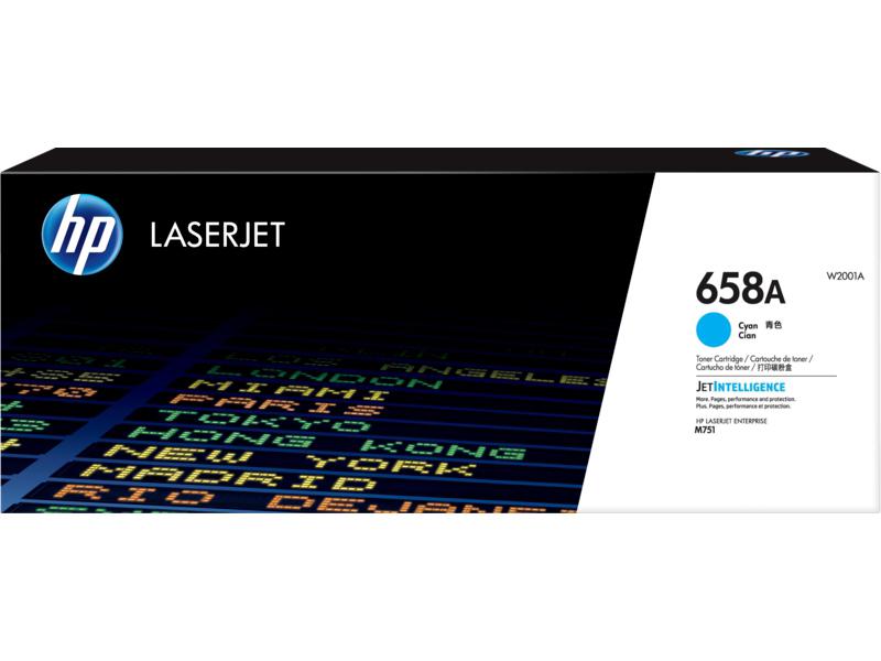 Hp Inc. 658a Lj Toner Cart Cyan W2001A