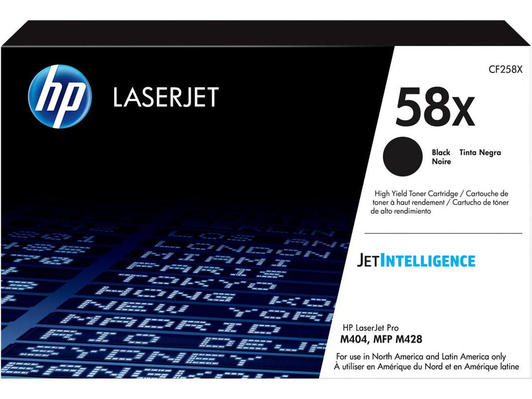 Hp Inc. 58x High yield Original Lj Toner Black CF258X