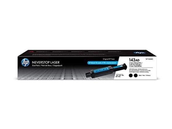 Hp Inc. 143ad Neverstop Toner Reload Kit Black 2pk W1143AD