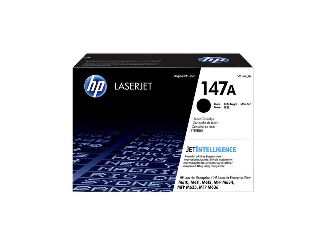 Hp Inc. 147a Black Laserjet Toner Cartridge W1470A