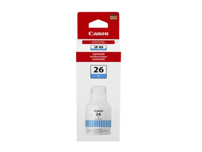 Canon Gi-26 Cyan Ink Bottle-compat With Gx6020/gx7020 Only - 4421C001