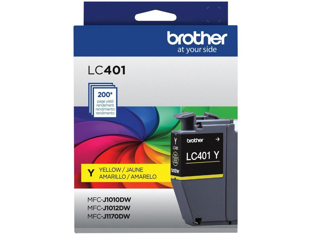 Brother Yellow Ink Cartridge - LC401YS