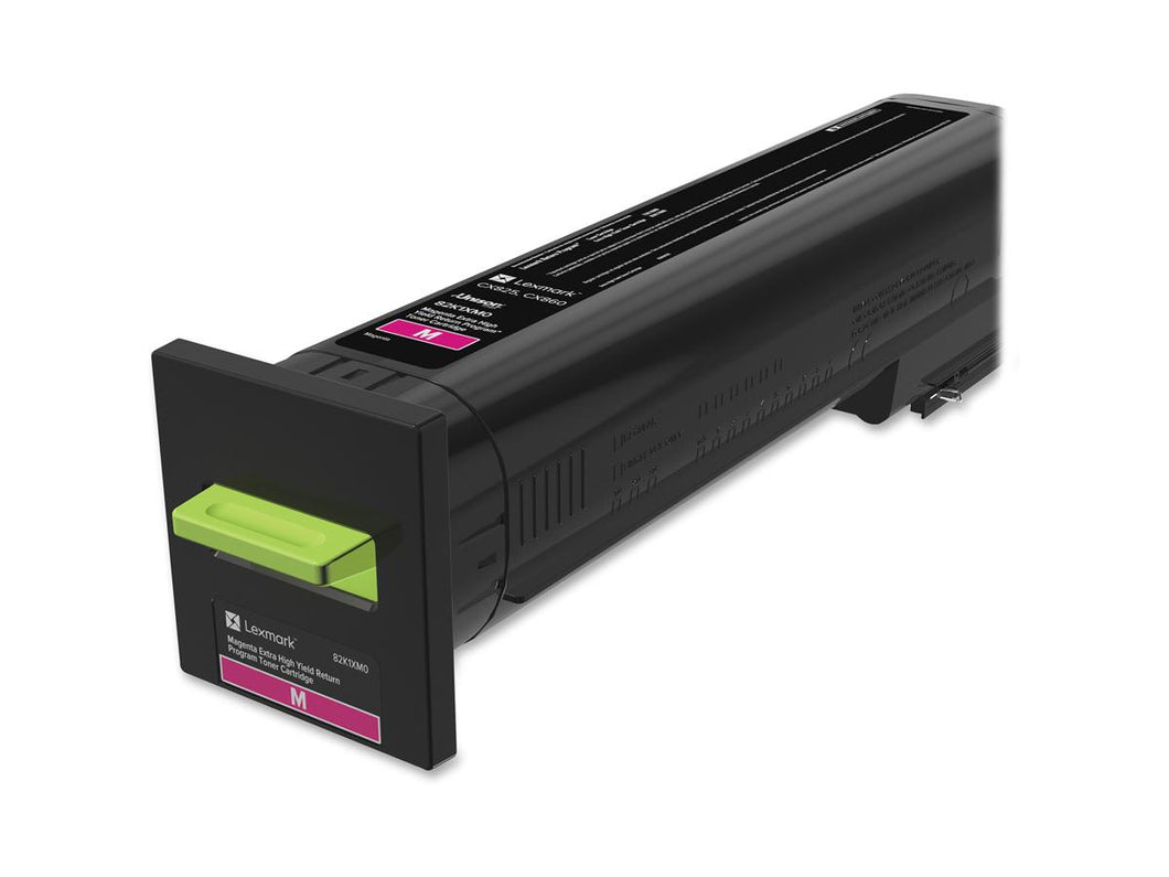 Lexmark Cx825, Cx860 Magenta Extra High Yield Return Program Toner Cartridge 82K1XM0
