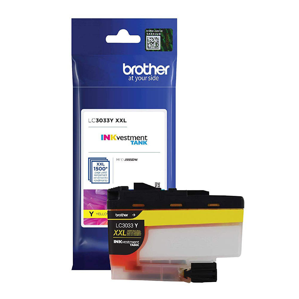 Brother Super High Yield Inkvestment Ink Cartridge - Yellow - LC3033YS