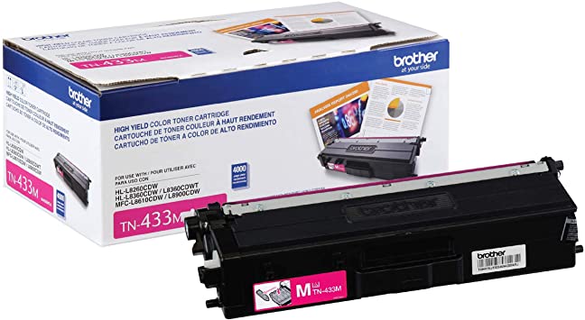 Brother High yield Toner Cartridge - Magenta - TN433M