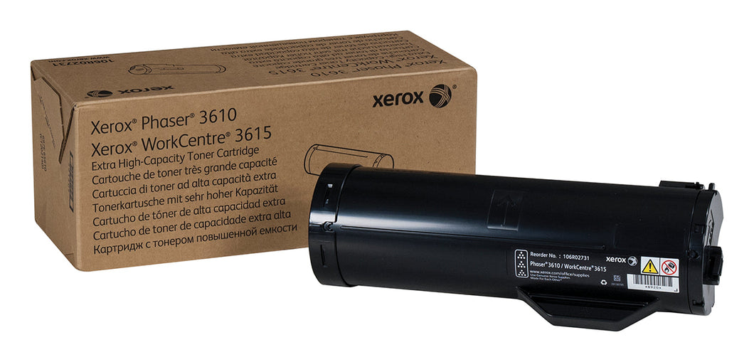 Xerox 106R02731 16R2731 Original Black Toner Cartridge Extra High Yield