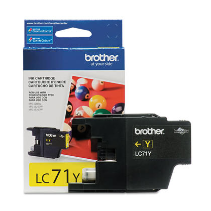 Brother LC71Y Original Yellow Ink Cartridge