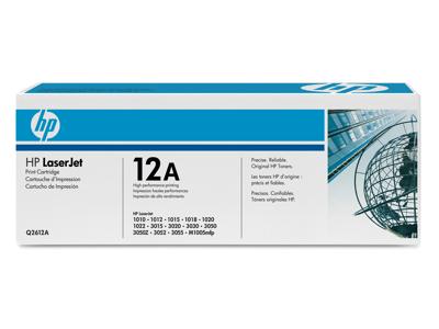 HP 12a Black Original Laserjet Toner Cartridge Q2612A