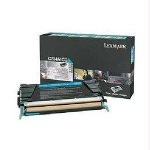 Lexmark C73x/x73x Cyan Return Program Toner Cartridge 6k