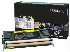 Lexmark X746, X748 Yellow Return Program Toner Cartridge