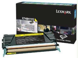 Lexmark X748 Yellow High Yield Return Program Toner Cartridge