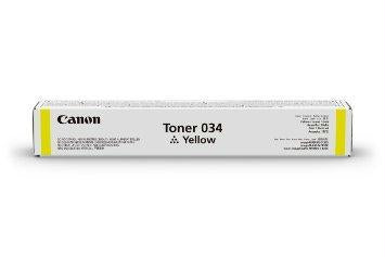 Canon Cartridge 034 Yellow Toner - For Imageclass Mf820cdn And Mf8210cdn - Full