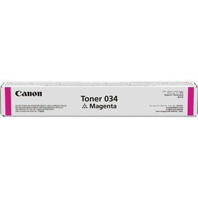 Canon Cartridge 034 Magenta Toner - For Imageclass Mf820cdn And Mf8210cdn - Full