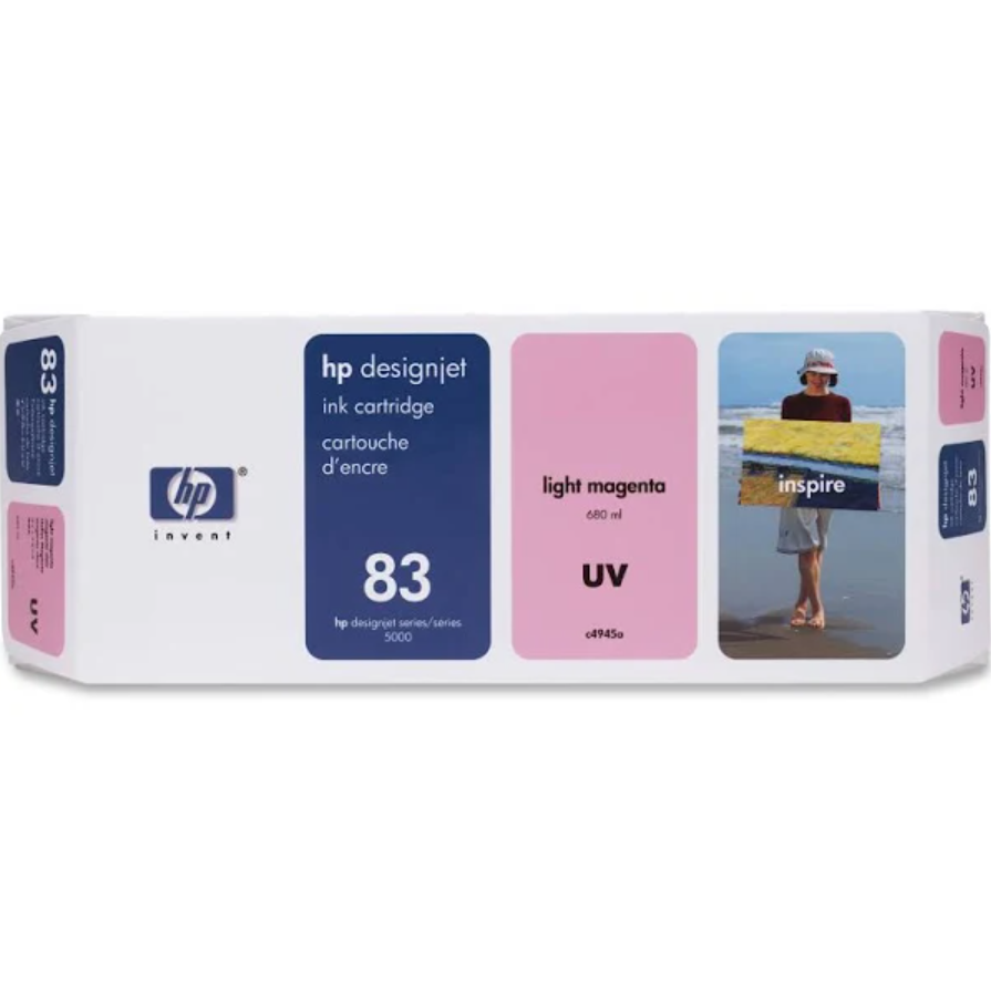 P DesignJet 83 Magenta UV Ink Cartridge (C4942A)