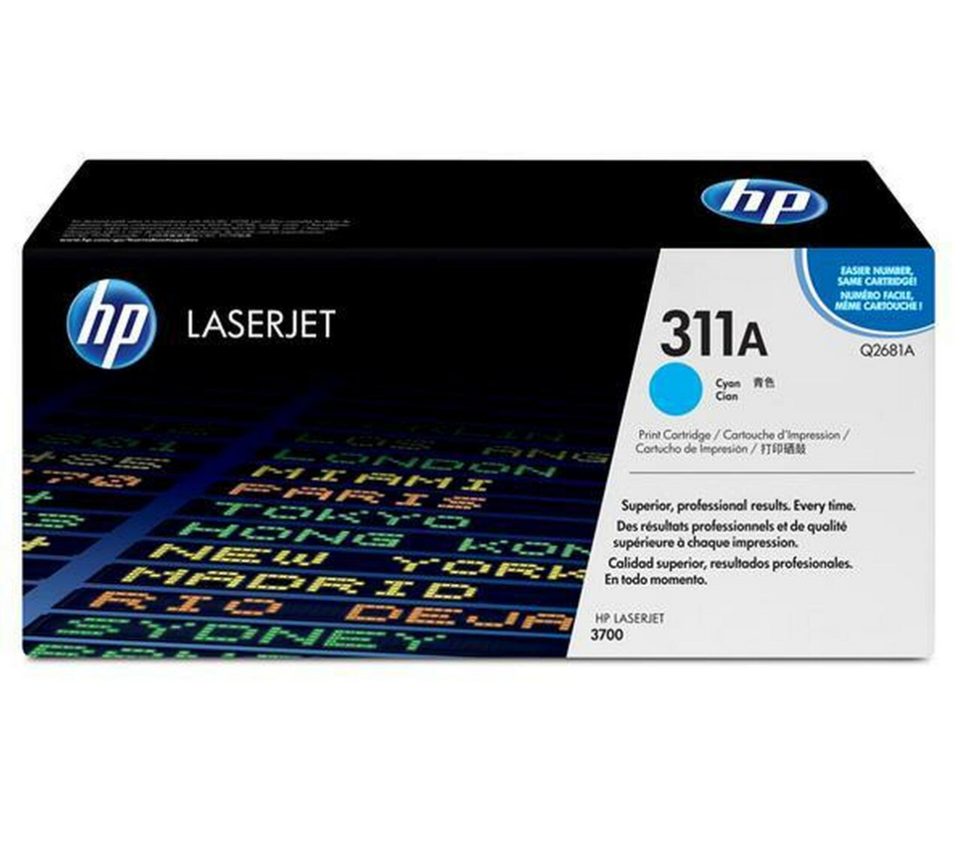 HP Colour LaserJet 3700, 3700N, 3700DN, 3700DTN (HP 311A) - Toner Cartridge, Cya