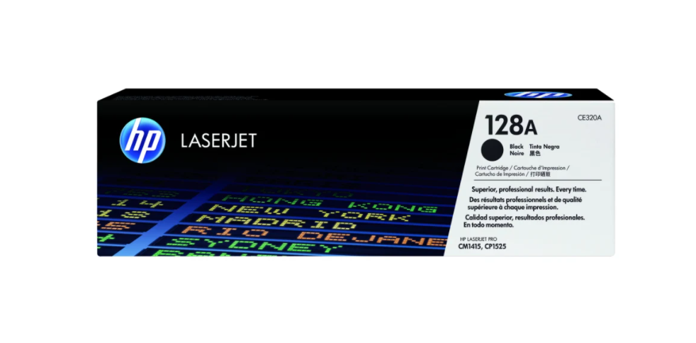 HP Colour LaserJet Pro CM1415, CP1525NW (HP 128A) - Toner Cartridge, Black