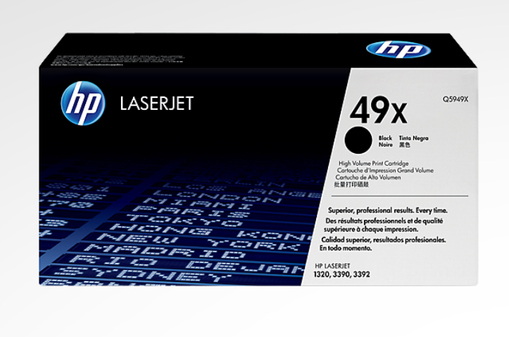 HP LaserJet 1320, 1320N, 1320T, 1320NW, 1320TN, 3390 AIO, 3392 (HP 49X) - Toner
