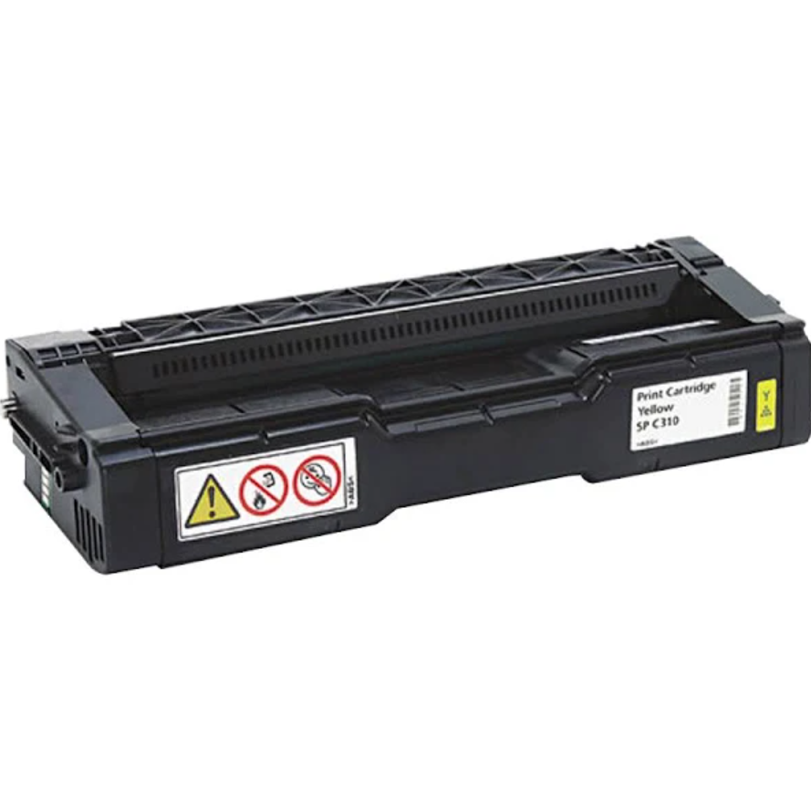 RICOH SPC310HA HIGH YIELD YELLOW CARTRIDGE FOR USE IN AFICIO SPC231 SPC232 SPC24
