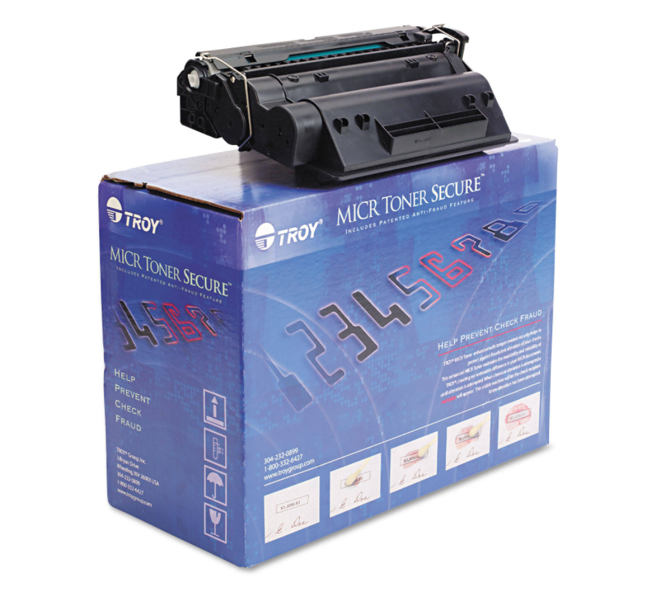 High-Quality TROY MICR Toner Secure Cartridge for use with the TROY MICR 3005 an