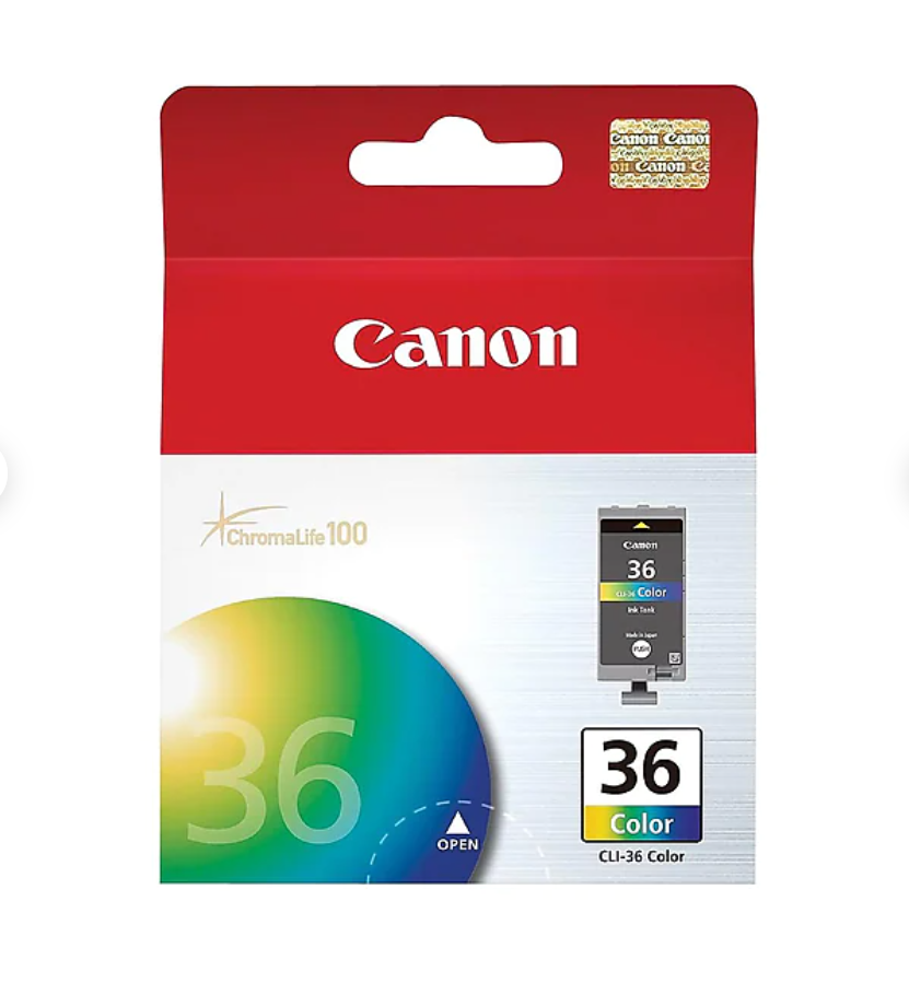 Canon CLI-36 Tri-Colour (Cyan, Magenta, Yellow) Ink Cartridge